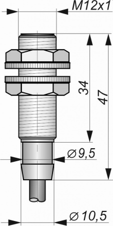 Датчик бесконтактный индуктивный взрывобезопасный стандарта "NAMUR" SNI 06-2-D-2